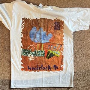 Woodstock 94 White Graphic Kids T-Shirt